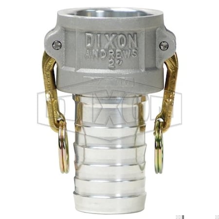 Dixon Type-C Cam and Groove Coupler, 1-1/4 in Nominal, Female Coupler x Hose Shank End Style, Aluminum, Do 125-C-AL